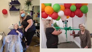 Douglas View Care Home welcomes a new hairdresser to the family